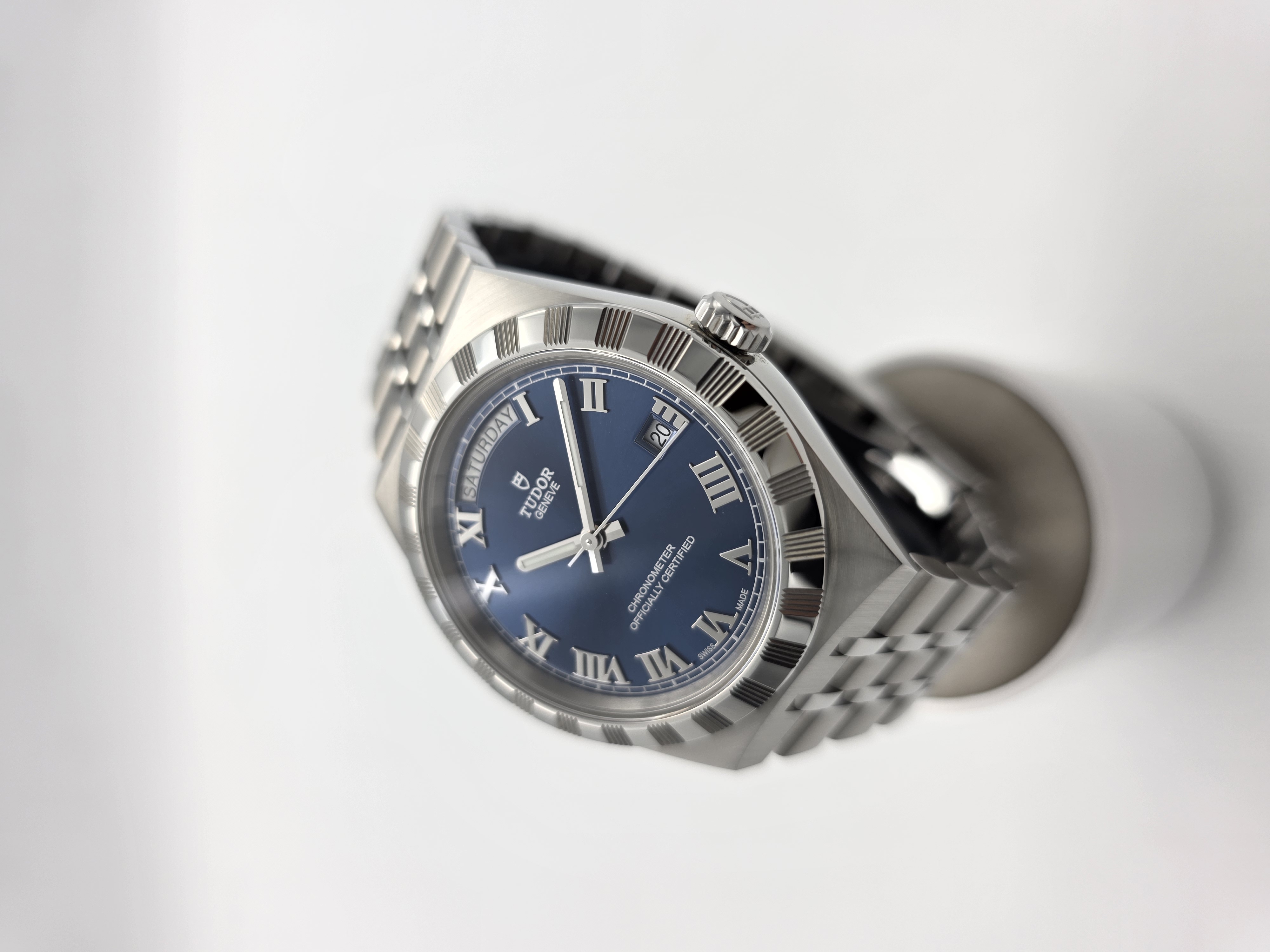 Royal Day-Date 40 Stainless Steel / Blue - Roman 구성품
