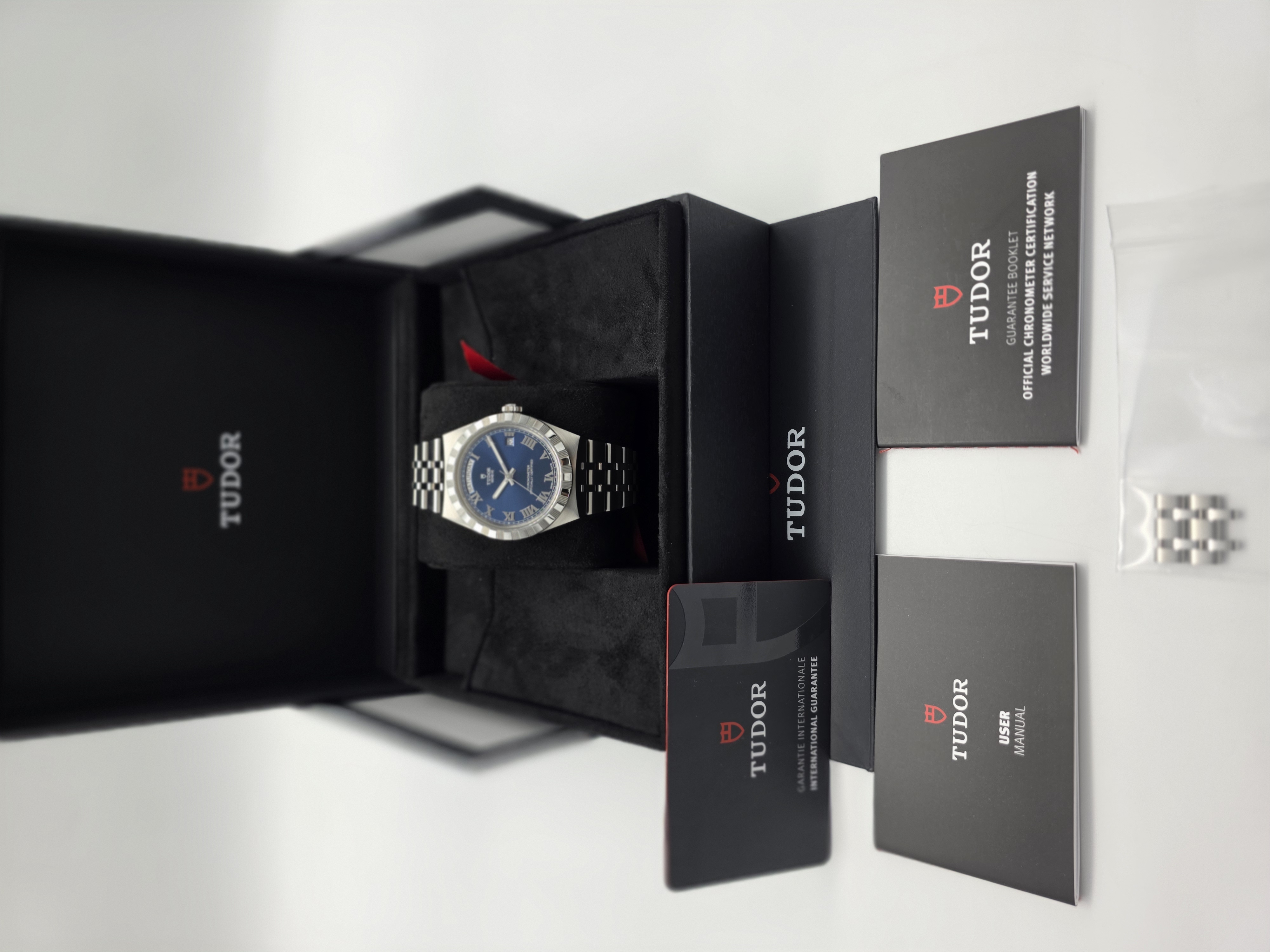 Royal Day-Date 40 Stainless Steel / Blue - Roman 이미지 7